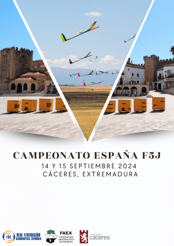 Campeonato España F5J 2024 Primer&nbsp;Avance